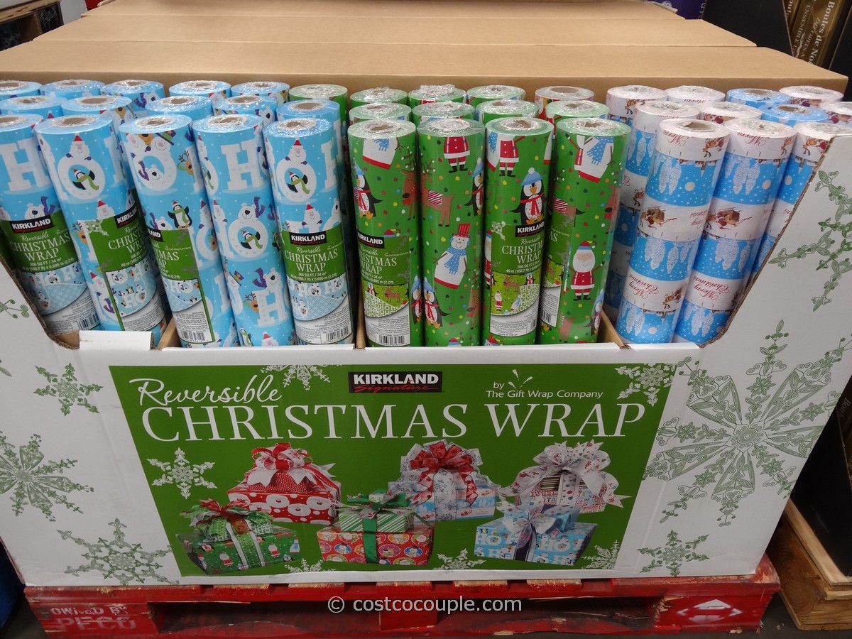 Kirkland Signature Reversible Christmas Wrapping Paper